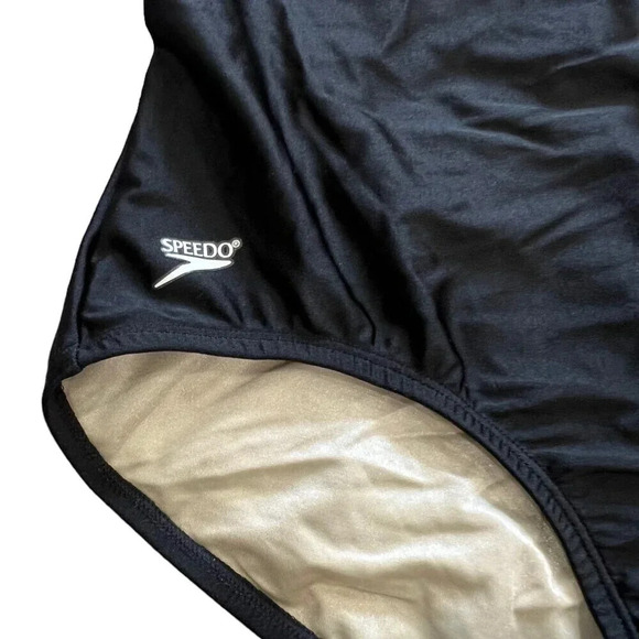 Speedo Black Classic One Piece Swimsuit XS - Picture 3 of 3